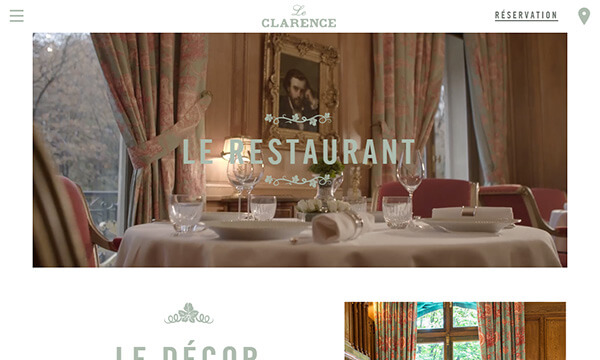 Restaurant Le Clarence